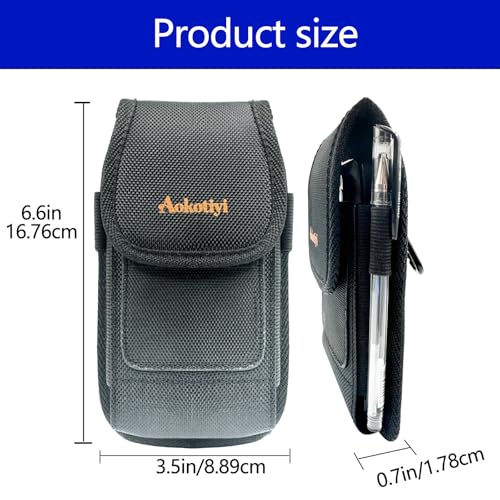 Phone Holster, Nylon Belt Clip Pouch