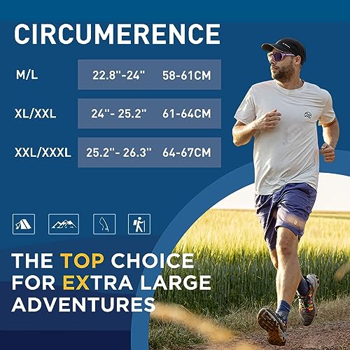 TOP-EX Oversize XL XXL XXXL Baseball Cap Waterproof Running Hat for Extra Large Heads Men - color: Beige, size: X-Large