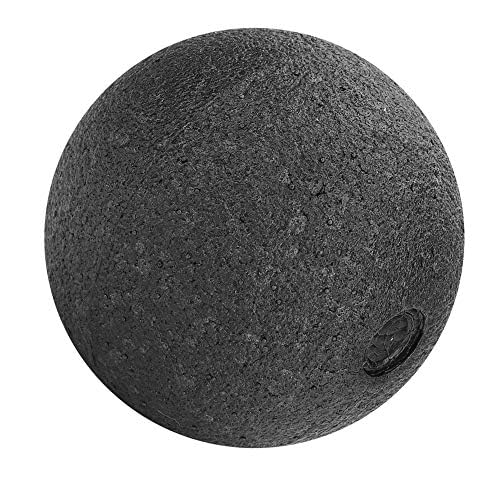 Yoga Massage Ball, Relax Muscles Soft Foam Roller Ball with High Density Foam Structure for Massaging Muscles for Adults for Exercises(Black, 8CM Single Ball)