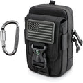 WYNEX Tactical Phone Pouch Molle, EDC Phone Holster, Small Admim Pouch - color: Black