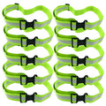 Reflective Belt for Running Army PT Belt Reflective Running Gear - color: 10 X Green Belt