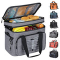 Maelstrom 24/30/60 Can Soft Cooler Bag, Double Deck Portable Ice Chest - color: Grey, size: 30 Can