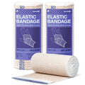 SurviveX 4" Elastic Bandage Wrap, Hook-Loop Closure, Reusable, 2 Pack - size: 2 Pack, style: Elastic 4in