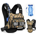 Running Vest Water Backpack with 2L Leak-Proof Bladder for Men & Women - color: Camo Green