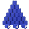 24Pcs Self Adherent Cohesive Bandages Wrap Self Adhesive 2 in Blue - color: Blue, size: 24Pcs