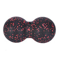 Peanut Massage Ball, 24x12cm Back Leg Massage Roller - color: Camouflage, size: 24x12cm double balls