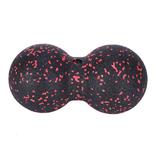 Peanut Massage Ball, 24x12cm Back Leg Massage Roller - color: Camouflage, size: 24x12cm double balls