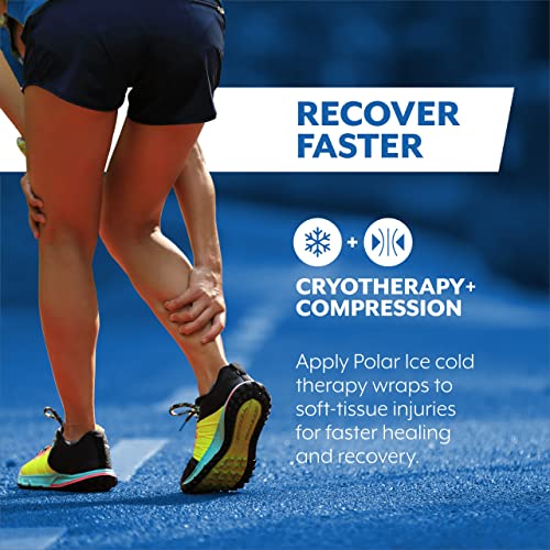 Brownmed Polar Ice Large Knee Wrap, Wearable Cold Therapy, Standard - size: Standard (Pack of 1)