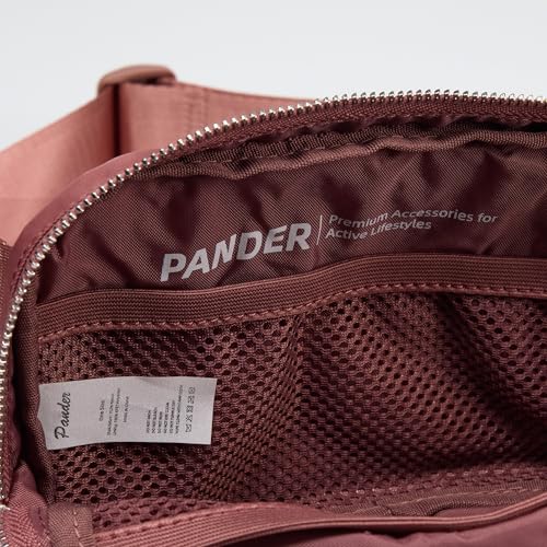 Pander Crossbody Belt Bag for Women and Men, Travel and Everyday Use - color: Mauve
