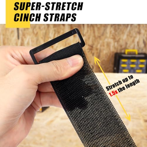 LuBanSir Cinch Straps, 1" x 6" (10 Pack) for Extension Cord Organization - size: 1"x6" - 10 Pack