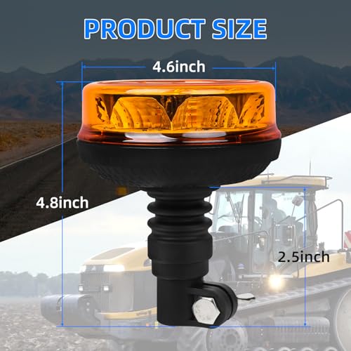 1Pcs Led Beacon Light Amber Strobe Lights - color: Beacon Light - A