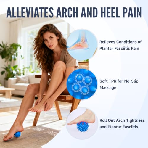 Soft Spiky Massage Ball Lacrosse Massage Ball for Myofascial Release