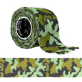 Self Stick Athletic Tape – 2” x 6.5 Yards – Latex-Free, Easy Rip Sports Wrap for Football, Baseball, Soccer, Wrist, Ankle, Finger & Injury Support (Army Camo) - color: Army Camo