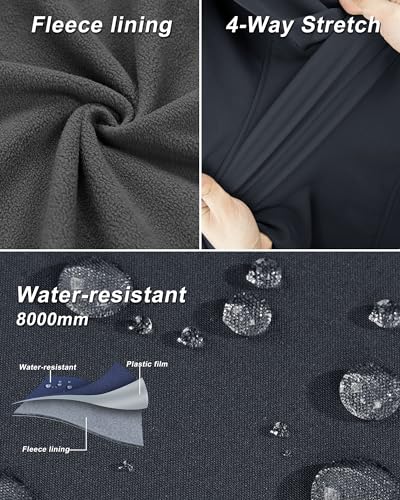 33,000ft Women's Hooded Lightweight Softshell Vest Fleece Lined for Running - color: Dark Grey, size: Medium