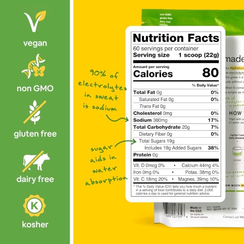 Skratch Labs Hydration Sports Drink Mix, Lemon Lime, 20 Servings - size: 20 Servings (Pack of 1)