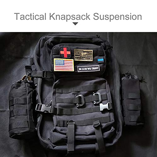 Upgraded Sports Water Bottles Pouch Bag, Tactical Drawstring Molle Water Bottle Holder Tactical Pouches, Travel Mesh Water Bottle Bag Tactical Hydration Carrier - color: Tan-2Pack