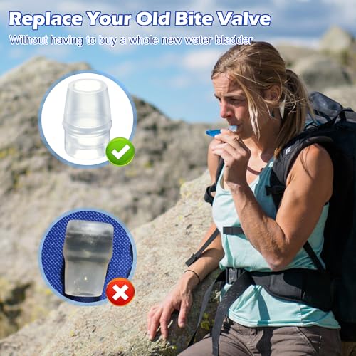 Enhon 5pk Hydration Bladder Silicone Bite Valve Replacement