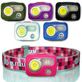 BLITZU Adjustable, Durable, Rechargeable Flashlight, Pink, Battery Powered - color: Pink