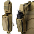 WYNEX Molle Backpack Shoulder Strap Pouches of Water Bottle Pouch Version - color: Khaki