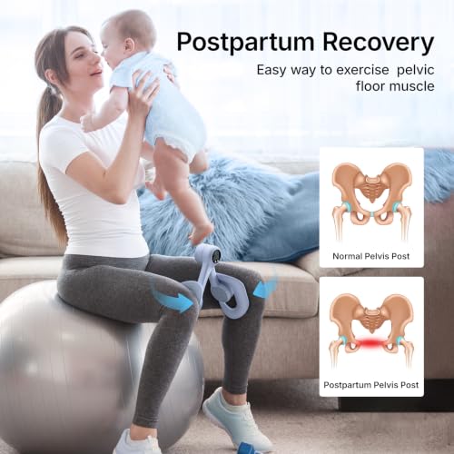 MERACH Pelvic Floor Exercise Devices, Thigh Trainer, Inner Thigh Exerciser - color: Blue
