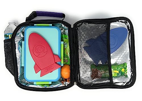 Healthy Packers Ice Packs for Kids Lunch Box, Slim Reusable 3pk Spaceship - color: 3-pack (Spaceship)