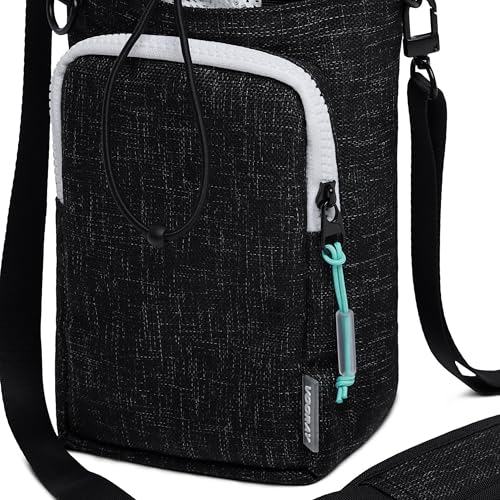 VOORAY Hydration Sling 4L Water Bottle Holder with Strap, Phone Pocket, Detachable Strap & Tote Handles - color: Graphite