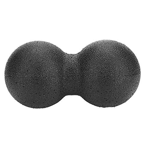 Peanut Massage Ball, 16x8cm Foam Two Ball Massage Roller - color: Black, size: 16x 8cm double balls