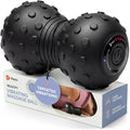 Lifepro Velocity Vibrating Peanut Massage Ball with 4-Speed Vibration Modes - color: Black