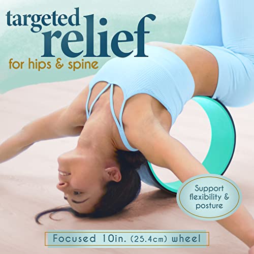 Florensi Yoga Wheel 3-Pack Back Roller & Stretcher for Pain Relief