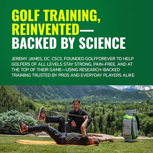 GolfForever Swing Trainer – Golf Fitness & Training System for Strength, Flexibility & Swing Power – Includes Membership & Premium Training Bar for Golf-Specific Workouts - size: Free Trial