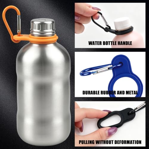 4PCS Silicone Water Bottle Carrier Holder With Keychain Clip For Hiking