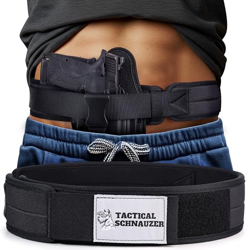Concealed Carry Gun Belt | Use Your Own IWB Holster for Secure Retention and Safe Trigger Guard Protection - Concealed Carry for Men & Women - size: Medium (30" - 37")