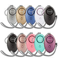 Personal Alarm for Women, 10Pcs 140dB Self Defense Keychain LED Light - color: Colorful