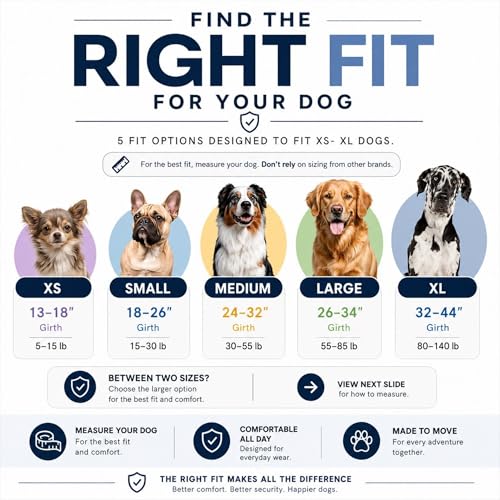 ShawnCo Essential Pro Dog Harness, No-Pull Pet Vest (Midnight, L) - color: Midnight, size: L