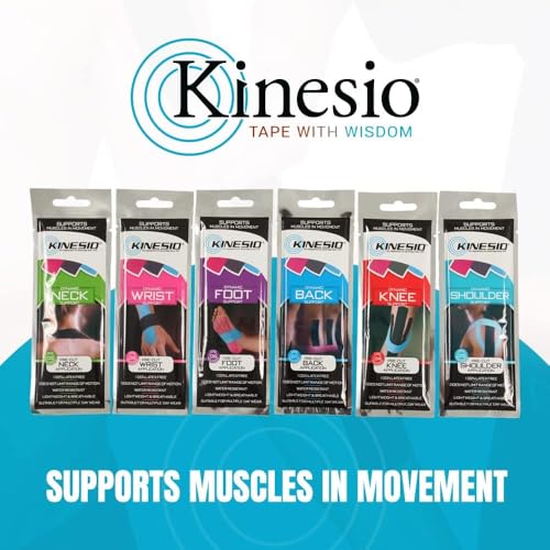 Kinesio Tape - Pre-Cut Wrist Support - Optimized Athletic Tape Strips