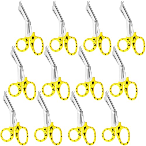 Chumia 12 Pack Hockey Tape Scissors, 5.7" Heavy Duty Athletic Tape Cutter - style: Hockey Style