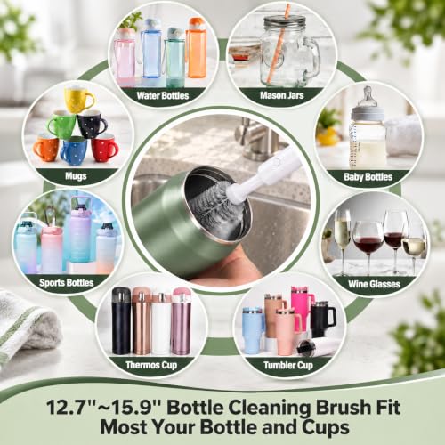 XANGNIER Water Bottle Cleaner Brush Set for Owala 64 oz Water Bottle,6 Pcs - size: 6 pack
