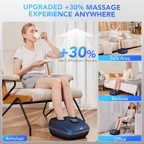 SKG YS100 Foot Massager with Heat for Plantar Fasciitis Pain Relief