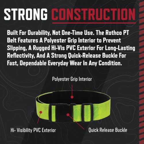 Rothco Reflective Physical Training Belt - color: Yellow