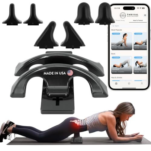 Thrival Relief Pro, Psoas Muscle Release Tool, Patented, Carbon Black - color: Carbon Black, size: Thrival Relief Pro