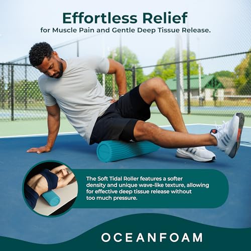 Oceanfoam Soft Tidal Roller - Soft Density Foam for Beginners (Miami Blue) - color: Miami Blue