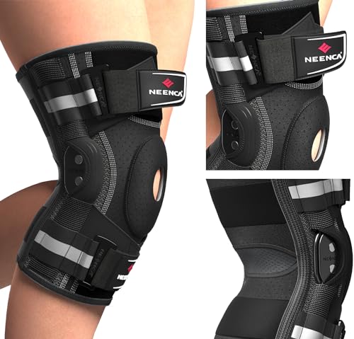 NEENCA Professional Knee Brace, Hinged Knee Support for Women & Men Relief - size: Medium