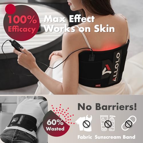 ALLOLO Red Light Therapy for Body, 3 in 1 LEDs Red Light Therapy Belt - size: 16.7"*7.9"
