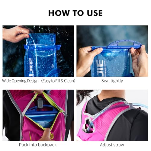 AONIJIE Running Vest for Men Women, Lightweight Hydration Vest - size: S-XL