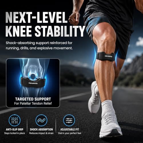 Patellar Tendon Support Strap, Knee Brace for Women & Men