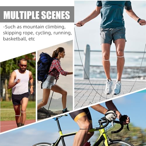 Foilswirl Patella Knee Band Basketball Knee Strap,4,Black and White,S - color: Black and White, size: S
