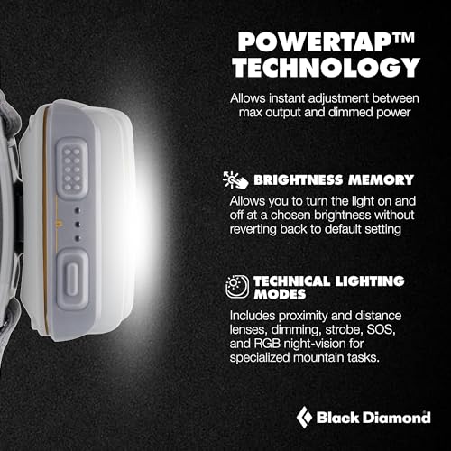 BLACK DIAMOND Storm+ 750 Headlamp, USB-C Rechargeable, Dimmable, Pewter - color: Pewter, size: 750 (Rechargeable)
