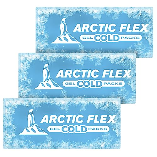 Arctic Flex Gel Replacement Packs - Ice Packs Reusable for Knee Ice Brace - size: Knee