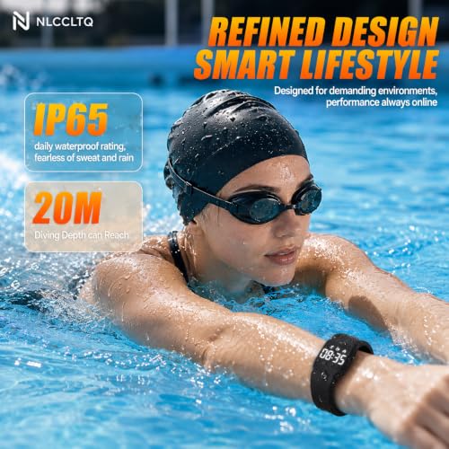 Vibrating Alarm Wristband for Heavy Sleepers Digital Mens Bracelet Smart Wrist Clock Travel Women's Watches Silent Shock Band Wake up Band Night Long Distance Wearable Pedometer Waterproof