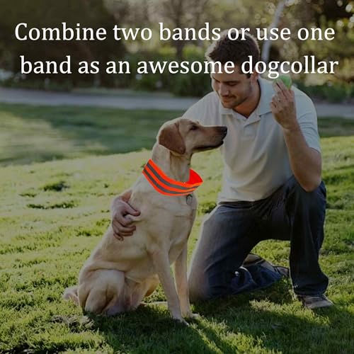 Reflective Bands for Arm - color: Orange